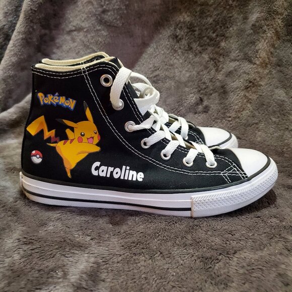 Converse x Pokémon "Caroline" Size 3 Mens (Youth) 5 Woman (Girl) - Picture 1 of 13